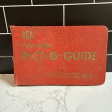 Vintage 1949 RCA Television Pict-O-Guide Volume 1 picture