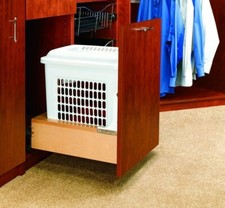 Rev-A-Shelf 4WH-RM-15DM-1 4WH Series 18 Inch Vanity Base Cabinet - Natural Wood picture