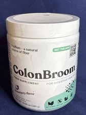 ColonBroom Psyllium Husk Fiber Powder-Strawberry- 50 Servings - Red picture