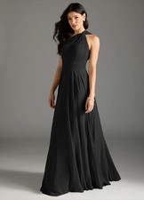 Azazie Charlize - A-Line One Shoulder Chiffon Dress picture