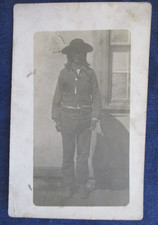 RPPC Native American Indian Man ca1910 Postcard picture