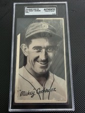 1936 Goudey Wide Pen Premiums R314 Mickey Cochrane Type I HOF picture
