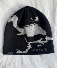 Palace x Oakley Beanie Black OSFM Acrylic Knit Hat Rare Collab Korea NEW picture