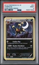 2012 POKEMON BLACK & WHITE DARK EXPLORERS #61 UMBREON PSA 9 picture
