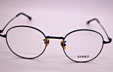JIMMY PURE TITANIUM T8005 52-17-140 C2 BLACK EYEGLASSES ROUND LENS picture