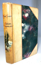 1950 Alfred de Musset POÉSIES NOUVELLES Hand-Painted Vellum Art Binding picture