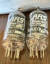 Tesla 12AX7/7025 Matched Pair Audio Tubes Jj/tesla picture
