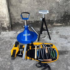 Professional Farrier Hoof Stand Set with Tools | Adjustable Horse Shoeing Kit picture