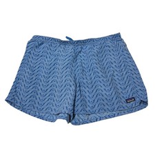 Patagonia Barely Baggies Shorts Blue Wave Dot Print XL 57058SP19 Womens W36 L4 picture