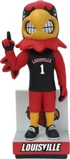 Louie The Cardinal Louisville Cardinals Basketball Black Jersey Bobblehead picture