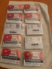 RADIANS Custom Molded Ear Plugs NRR26 TEN (10) Packages SEE pictures  picture