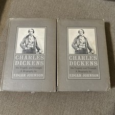 Charles Dickens His Tragedy And Triumph A Biography 1952 Edgar Johnson Vol 1 & 2 picture