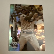 2020 Topps Chrome Bryce Harper Sepia Refractor #97 Philadelphia Phillies picture