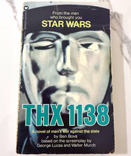 THX 1138 Ben Bova Signed 1978 Warner PB George Lucas Star Wars Sci-Fi picture