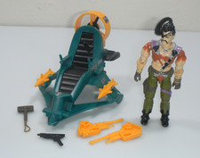 Vintage 1987 Zanzibar Air Skiff G.I. GI Joe Cobra Dreadnok 99% Complete Figure picture