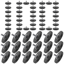 100Pack Rubber Coated Magnets, Rock Light Magnets 1.69 Inch 30LB picture