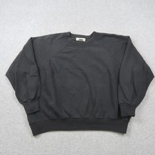 Vintage 90s Gap Sport Sweatshirt Mens XL Black Raglan Crewneck Made in USA picture
