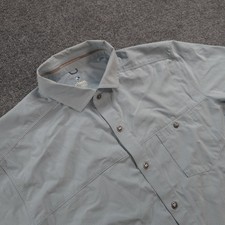 Kuhl Shirt Mens L Blue Optimizr Stretch Performance Hiking Camp Outdoors 7316 picture