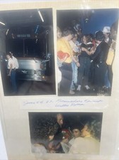 Vintage Willie Nelson Snapshot Photo Lot Of 3 1987 Concert Greensboro NC picture