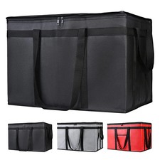 Insulated Food Delivery Bag XXXL Insulated Reusable Grocery Cooler/Hot... picture