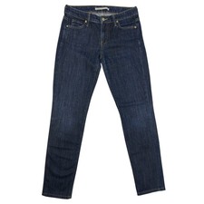 NWOT Vince Blue Dark Wash Skinny Jeans Stretch Denim 5-Pocket Women picture