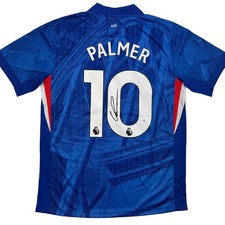 Autographed/Signed Cole Palmer Chelsea FC Blue Jersey Beckett BAS COA picture