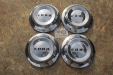 1952, 1953, 1954 FORD CUSTOMLINE, MAINLINE POVERTY DOG DISH HUBCAPS, SET OF 4 picture