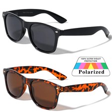 Vintage 80s Unisex Wayfar Retro Classic Style Anti Glare Polarized Sunglasses picture