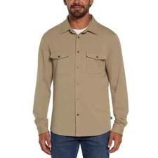 Gap Men's Long Sleeve Knit Button Down Size L Brown picture