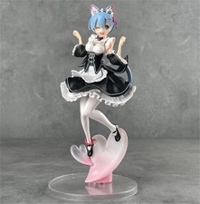 Anime ReZero Rem Cosplay PVC 22.5cm Figure Cute Statue Model Pendant Toy Gift picture