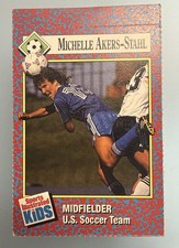 1991 Sports Illustrated for Kids Series 1 - Michelle Akers #299 (RC) Rookie picture