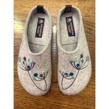Haflinger Grizzly Amaya Felted Wool Slipper Clog Women Size EU 40/US 9 picture