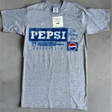 Vintage Pepsi Promo Tee Generation T Shirt Mens SM Gray Single Stitch 90s NWT picture