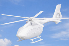 Airbus H145 Helicopter Eurocopter EC145 Model Kit HO O 28mm Scale White Color picture