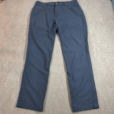 Proof 72 Hour Straight Pants Men's Size 36x32 Merino Wool Blend Chino Blue picture