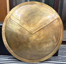 Medieval Spartan Warrior Steel Shield Replica Greek Armor Cosplay LARP Prop picture