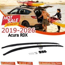 2PCS Roof Rail Racks For Acura RDX 2019-2026 Side Rail Cargo Bar Carrier Luggage picture