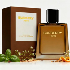 Burberry Hero for Men Parfum Eau de Parfum Spray Cologne 3.3oz 100ml New Sealed picture