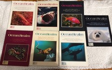 Ocean Realm Magazine Lot 7 Vintage 1988-1990 Marine Life Scuba Diving picture