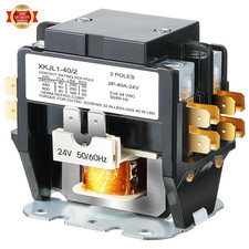 1 Pcs 24V Coil 40A 2 Pole Air Conditioner Contactor, UL Certified HVAC Motor Con picture