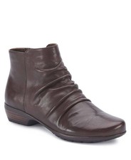 Walking Cradles Women's Brown Nappa Leather Esme Booties - 8 - Brown picture