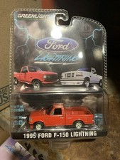 1:64 Greenlight *GL MUSCLE  RED 1995 Ford F-150 Lightning SVT Pickup Truck picture