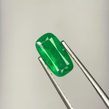 1.25 Cts Natural vivid Emerald 9x5 MM Long Cushion Cut Loose Gemstone Jewelry picture