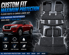 2022-2026 Nissan Pathfinder All Weather Floor Mats & Trunk Liner for 7 Seats picture