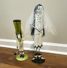 Pier one vintage Bride and Frankenstein Pier 1 Halloween decorations picture