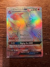 Charizard GX (Secret) 150/147 Rainbow Rare SM Burning Shadows - NM picture