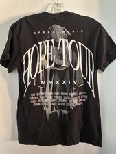 NF Hope Tour Hip Hop Rap Tee Concert Promo Double-sided MMXXIII NFREALMUSIC SZ S picture