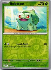 Bulbasaur (Reverse Cosmos Holo) 001/165 Pokemon NM picture
