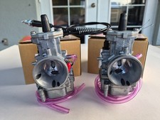 Yamaha Banshee 350 YFZ350 Pair 28mm PWK Carburetors Carbs + Throttle Cable picture