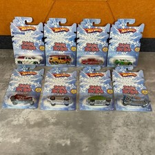 Hot Wheels Holiday Hot Rods 2008 Set of 8 Chevy VW Corvette GMC Diecast Cars NEW picture